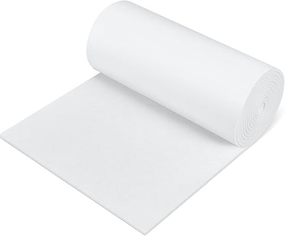 Fullhawl Large Felt Furniture Pads 8 x 60 Inch Non Slip Self Adhesive Heavy Duty Cuttable Strip Roll Felt Sheet Tape for Protecting Hardwood Floors Chair Wall, White | Furniture Pads - TrueDesk