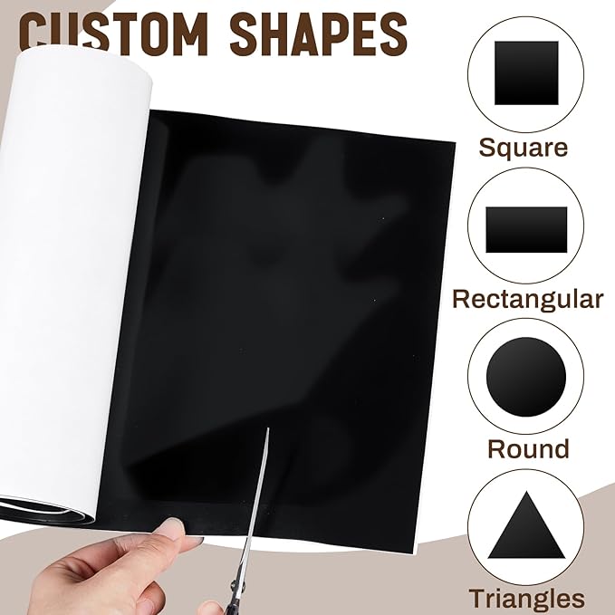 Fullhawl Large Silicone Furniture Pads 12 x 40 Inch Non Slip Self Adhesive Heavy Duty Cuttable Strip Roll Felt Sheet Tape for Protecting Hardwood Floors Chair Wall, Black | Furniture Pads - TrueDesk