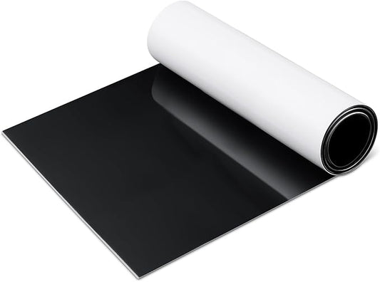 Fullhawl Large Silicone Furniture Pads 12 x 40 Inch Non Slip Self Adhesive Heavy Duty Cuttable Strip Roll Felt Sheet Tape for Protecting Hardwood Floors Chair Wall, Black | Furniture Pads - TrueDesk