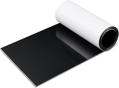 Fullhawl Large Silicone Furniture Pads 8 x 40 Inch Non Slip Self Adhesive Heavy Duty Cuttable Strip Roll Felt Sheet Tape for Protecting Hardwood Floors Chair Wall, Black | Furniture Pads - TrueDesk