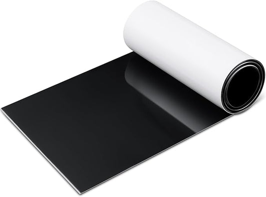 Fullhawl Large Silicone Furniture Pads 8 x 40 Inch Non Slip Self Adhesive Heavy Duty Cuttable Strip Roll Felt Sheet Tape for Protecting Hardwood Floors Chair Wall, Black | Furniture Pads - TrueDesk