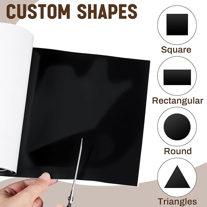 Fullhawl Large Silicone Furniture Pads 8 x 40 Inch Non Slip Self Adhesive Heavy Duty Cuttable Strip Roll Felt Sheet Tape for Protecting Hardwood Floors Chair Wall, Black | Furniture Pads - TrueDesk