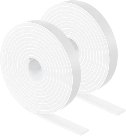Furnigear Felt Strips with Adhesive Backing Heavy Duty Cuttable Felt Tape Roll Furniture Pads for Chair Legs - Protecting Hardwood Floors, Chair Wall Protector (White, 120 x 0.5 x 0.14 Inch) | Furniture Pads - TrueDesk