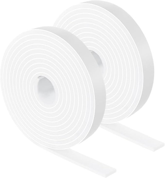 Furnigear Felt Strips with Adhesive Backing Heavy Duty Cuttable Felt Tape Roll Furniture Pads for Chair Legs - Protecting Hardwood Floors, Chair Wall Protector (White, 80 x 0.5 x 0.14 Inch) | Furniture Pads - TrueDesk