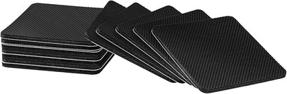 Furnigear Non Slip Furniture Pads - Self Adhesive Rubber Anti Skid Pads Grippers Rubber Chair Feet Furniture Pads for Hardwood Floors - Protectors for Furniture Table Legs Anti Slip 12 Pcs 3" Square | Furniture Pads - TrueDesk