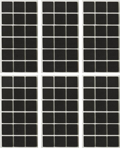 Furnigear Non Slip Furniture Pads - Self Adhesive Rubber Anti Skid Pads Grippers Rubber Chair Feet Furniture Pads for Hardwood Floors - Protectors for Furniture Table Legs Anti Slip 108 Pcs 1" Square | Furniture Pads - TrueDesk