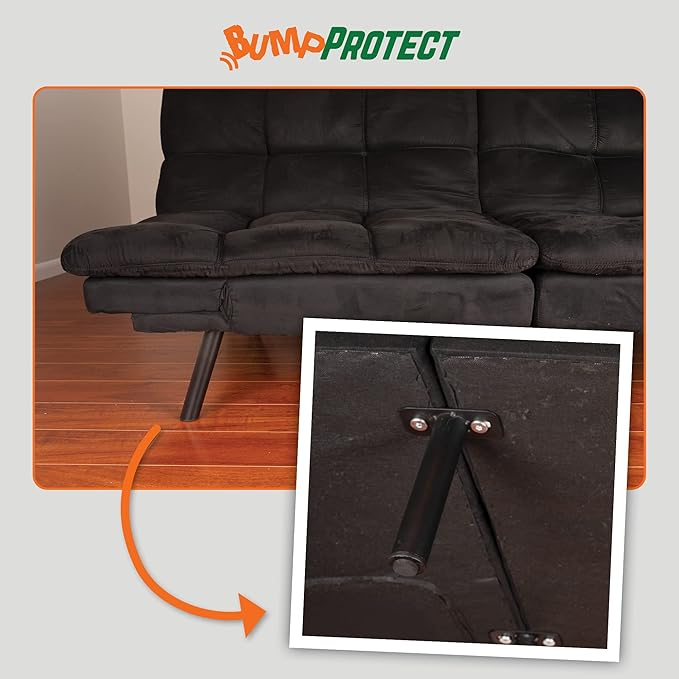 Furniture Felt Pads 1" (25mm) Diameter Round 3M Self Adhesive Protects Furniture and Floors Against Bumps and Scratches 96 Pack - Black | Furniture Pads - TrueDesk