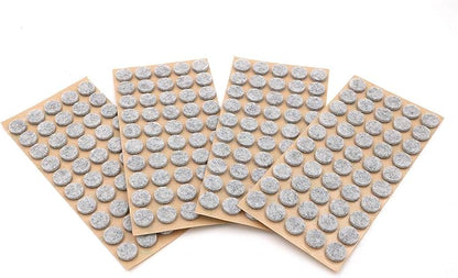 Furniture Felt Pads 3/8" (10mm) Diameter Round 3M Self Adhesive Protects Kitchen Cabinets, Drawers, Desks and Furniture Against Bumps and Scratches 200 Pack - Grey | Furniture Pads - TrueDesk
