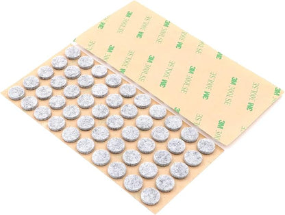 Furniture Felt Pads 3/8" (10mm) Diameter Round 3M Self Adhesive Protects Kitchen Cabinets, Drawers, Desks and Furniture Against Bumps and Scratches 200 Pack - Grey | Furniture Pads - TrueDesk