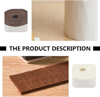 Gadpiparty 3Pcs Felt Furniture Pads Chair Floor Protectors Table Leg Floor Protectors Self - Adhesive Cuttable Furniture Felt Pads for Home Protection | Chair Pads - TrueDesk