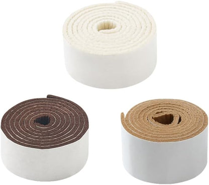 Gadpiparty 3Pcs Felt Furniture Pads Chair Floor Protectors Table Leg Floor Protectors Self - Adhesive Cuttable Furniture Felt Pads for Home Protection | Chair Pads - TrueDesk