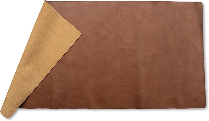Genuine Leather Desk Pad, Office Desk Mat, Large Desk Blotter, Desk Protector, and Mouse Pad – 31.5" x 15.75" (1.8 - 2.0 mm) Tan, Waterproof, Premium Quality for Desk Surface Protection and Comfort | Desk Pads Blotters - TrueDesk
