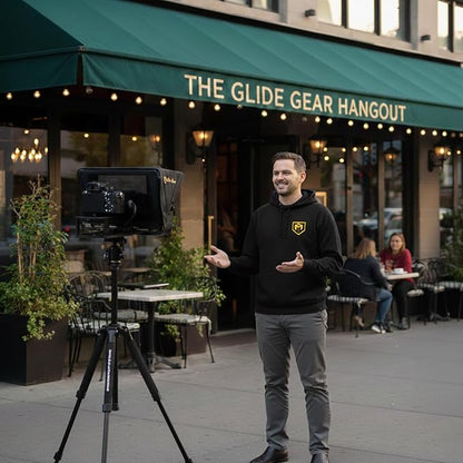 Glide Gear TMP 100 Teleprompter – DSLR, Tablet, Smartphone – 12" Glass, Carry Case, No Assembly | Teleprompters - TrueDesk