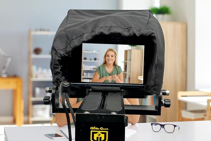 Glide Gear TMP 50 Teleprompter – For Smartphones – Carry Case, No Assembly | Camera Lenses - TrueDesk