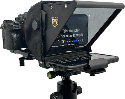 Glide Gear TMP 75 Teleprompter - Laptop, DSLR, Smartphone - Carry Case, No Assembly | Teleprompters - TrueDesk