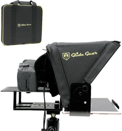 Glide Gear V2 Portable Tablet Travel Teleprompter with Carry Case | Teleprompters - TrueDesk