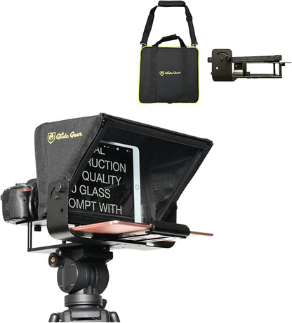Glide Gear V2 Portable Tablet Travel Teleprompter with Carry Case | Teleprompters - TrueDesk