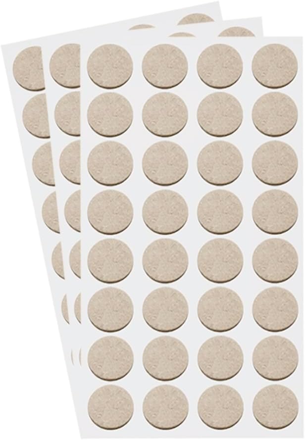 GSHLLO 96 Pcs 2cm Round Felt Furniture Pads Anti Scratch Floor Protectors Self Adhesive Chair Leg Pads Felt Furniture Feet Sliders Small Sticky Table Pads | Chair Pads - TrueDesk
