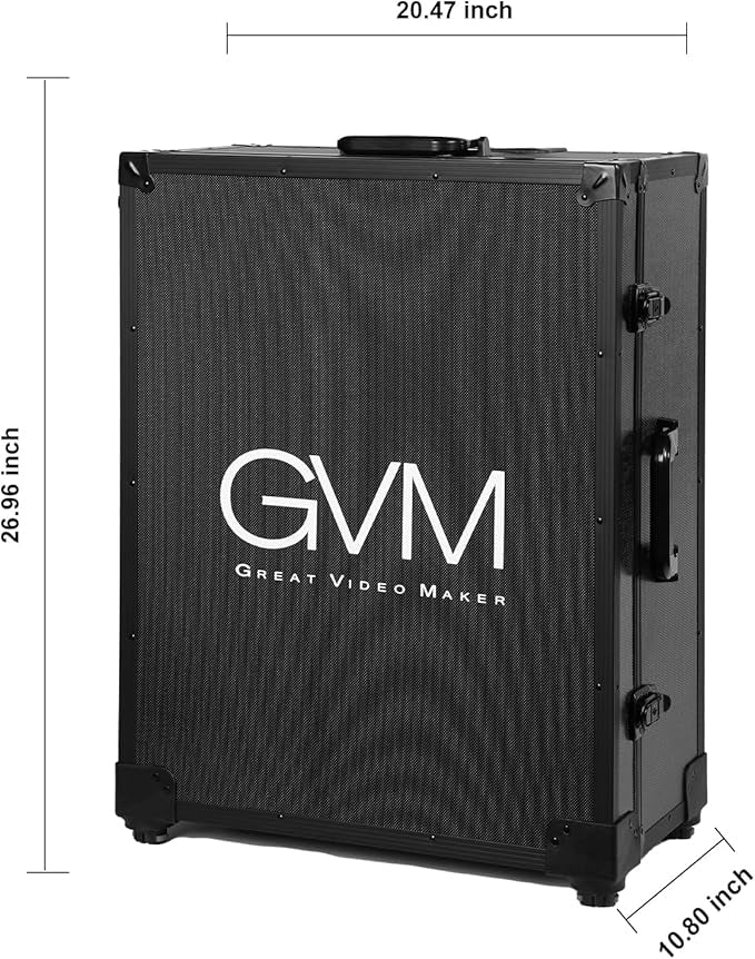 GVM Teleprompter Kit for Digital Cameras/camcorders Portable 18.5'' Teleprompter Kit with Remote Control & App,with 18.5" Android All - in - One Monitor and Carry Case | Teleprompters - TrueDesk