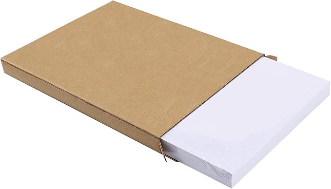 Half Sheet 8.5x5.5inch Shipping Mailing Label 200 Counts, 2 Labels Per Sheet 8.5 x 11 for Laser & Inkjet Printer, Permanent Adhesive Label Square Corner (100 Sheets) | Laser Inkjet Printer Labels - TrueDesk