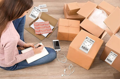 Half Sheet Shipping Labels, 8.5" x 5.5" Address Labels, Half Sheet Self Adhesive Mailing Labels for Laser & Inkjet Printers (1000 Sheets, 2000 Labels) | Laser Inkjet Printer Labels - TrueDesk