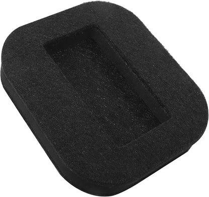Hordion 5 PCS Felt Furniture Coasters Caster Cups, Office Chair Wheel Stoppers to Prevent Sliding, Felt Bottom Furniture Pads for Hardwood Floors, Black | Furniture Cups - TrueDesk