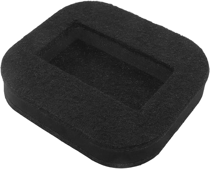 Hordion 5 PCS Felt Furniture Coasters Caster Cups, Office Chair Wheel Stoppers to Prevent Sliding, Felt Bottom Furniture Pads for Hardwood Floors, Black | Furniture Cups - TrueDesk