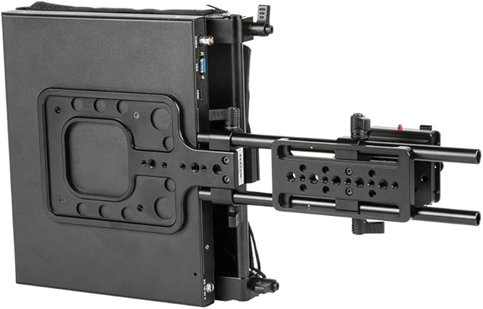 Ikan 12 - inch Portable Teleprompter Kit, Adjustable Glass Frame, Easy to Assemble, Extreme Clarity (PT1200) - Black | Teleprompters - TrueDesk