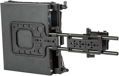 Ikan 12 - inch Portable Teleprompter Kit, Adjustable Glass Frame, Easy to Assemble, Extreme Clarity (PT1200) - Black | Teleprompters - TrueDesk