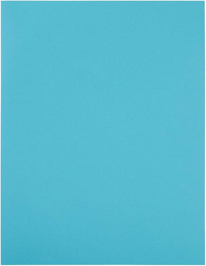JAM PAPER Full Sheet Shipping Labels - Printable Sticker Paper - 8 1/2 x 11 - Blue - 10 Full Pages/Pack | Laser Inkjet Printer Labels - TrueDesk
