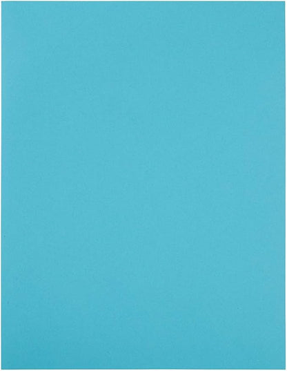 JAM PAPER Full Sheet Shipping Labels - Printable Sticker Paper - 8 1/2 x 11 - Blue - 10 Full Pages/Pack | Laser Inkjet Printer Labels - TrueDesk