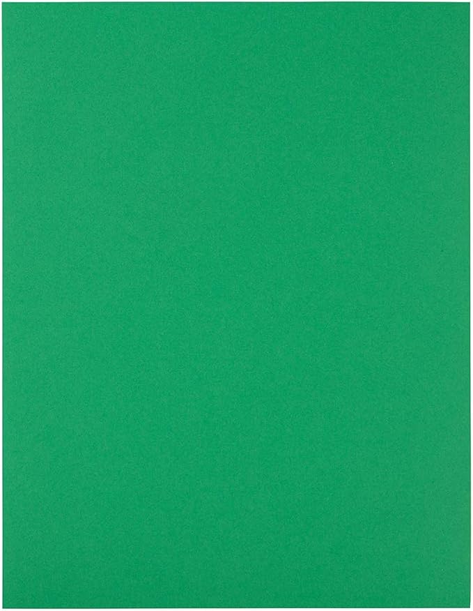 JAM PAPER Full Sheet Shipping Labels - Printable Sticker Paper - 8 1/2 x 11 - Green - 10 Full Pages/Pack | Address Labels - TrueDesk