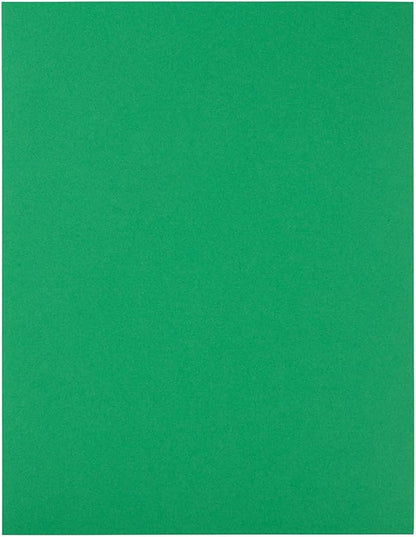 JAM PAPER Full Sheet Shipping Labels - Printable Sticker Paper - 8 1/2 x 11 - Green - 10 Full Pages/Pack | Address Labels - TrueDesk