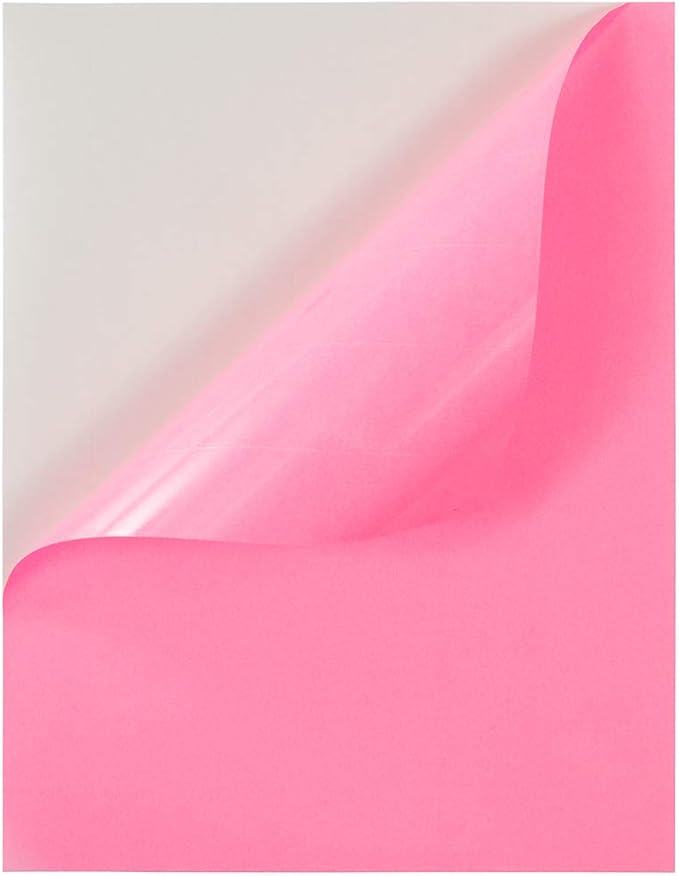 JAM PAPER Full Sheet Shipping Labels - Printable Sticker Paper - 8 1/2 x 11 - Ultra Pink - 10 Full Pages/Pack | Laser Inkjet Printer Labels - TrueDesk