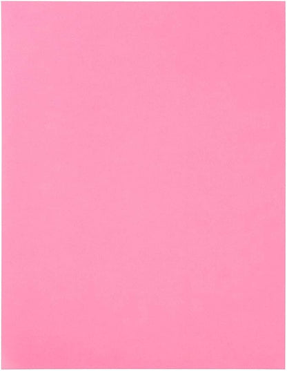 JAM PAPER Full Sheet Shipping Labels - Printable Sticker Paper - 8 1/2 x 11 - Ultra Pink - 10 Full Pages/Pack | Laser Inkjet Printer Labels - TrueDesk