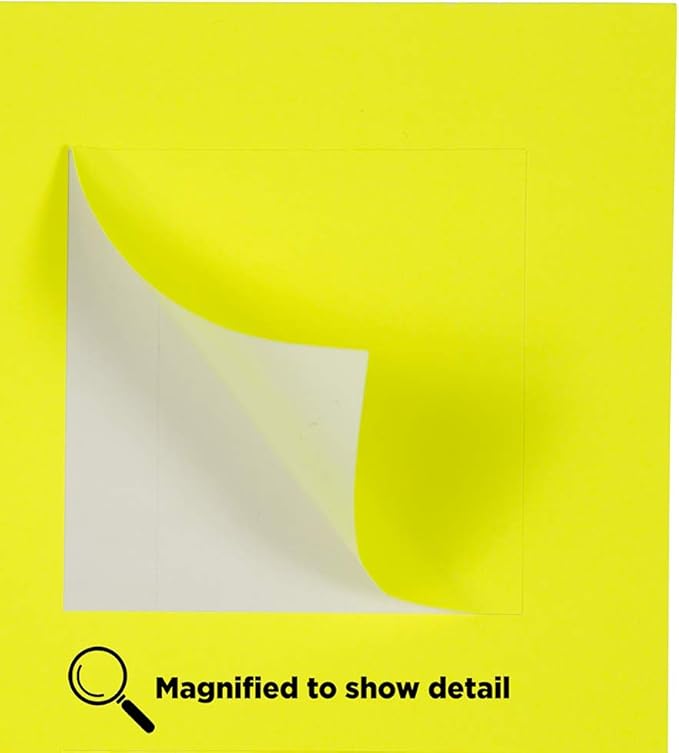 JAM PAPER Product & Container Labels - Square - 2 x 2 - Neon Yellow - 120/Pack | Address Labels - TrueDesk