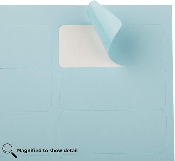 JAM PAPER Return Address Labels - Standard Mailing - 1 x 2 5/8 - Baby Blue - 120 Shipping Labels/Pack | Address Labels - TrueDesk