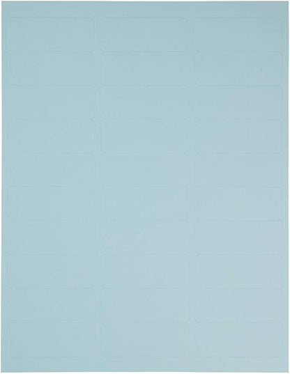 JAM PAPER Return Address Labels - Standard Mailing - 1 x 2 5/8 - Baby Blue - 120 Shipping Labels/Pack | Address Labels - TrueDesk