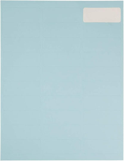 JAM PAPER Return Address Labels - Standard Mailing - 1 x 2 5/8 - Baby Blue - 120 Shipping Labels/Pack | Address Labels - TrueDesk