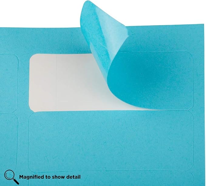JAM PAPER Return Address Labels - Standard Mailing - 1 x 2 5/8 - Blue - 120 Shipping Labels/Pack | Address Labels - TrueDesk