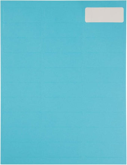 JAM PAPER Return Address Labels - Standard Mailing - 1 x 2 5/8 - Blue - 120 Shipping Labels/Pack | Address Labels - TrueDesk
