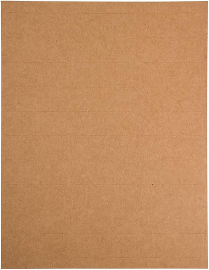 JAM PAPER Return Address Labels - Standard Mailing - 1 x 2 5/8 - Brown Kraft - 120 Shipping Labels/Pack | Address Labels - TrueDesk