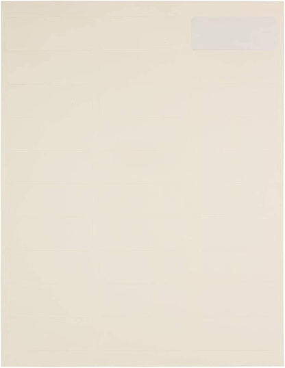 JAM PAPER Return Address Labels - Standard Mailing - 1 x 2 5/8 - Ivory - 120 Shipping Labels/Pack | Address Labels - TrueDesk