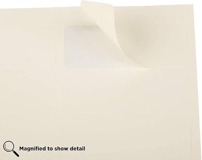 JAM PAPER Return Address Labels - Standard Mailing - 1 x 2 5/8 - Ivory - 120 Shipping Labels/Pack | Address Labels - TrueDesk