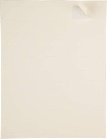 JAM PAPER Return Address Labels - Standard Mailing - 1 x 2 5/8 - Ivory - 120 Shipping Labels/Pack | Address Labels - TrueDesk