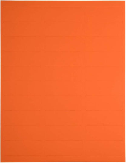 JAM PAPER Return Address Labels - Standard Mailing - 1 x 2 5/8 - Orange - 120 Shipping Labels/Pack | Address Labels - TrueDesk