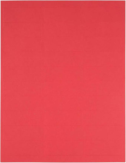 JAM PAPER Return Address Labels - Standard Mailing - 1 x 2 5/8 - Red - 120 Shipping Labels/Pack | Address Labels - TrueDesk