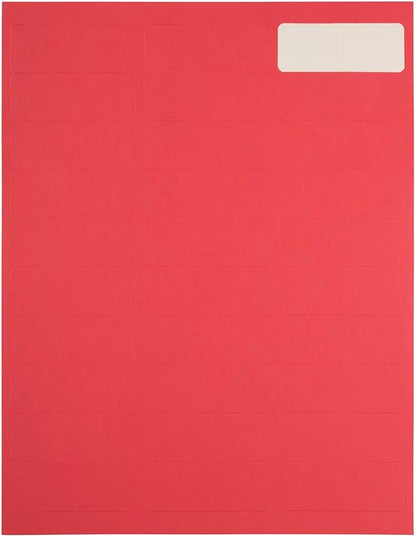 JAM PAPER Return Address Labels - Standard Mailing - 1 x 2 5/8 - Red - 120 Shipping Labels/Pack | Address Labels - TrueDesk