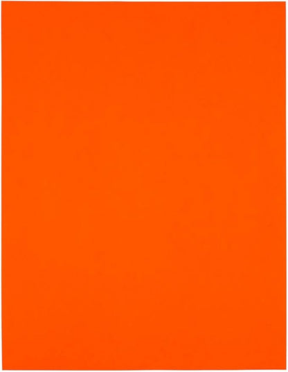 JAM PAPER Shipping Address Labels - 4 x 5 - Quarter Page/Extra Large - Neon Deep Red/Orange - 120/Pack | Address Labels - TrueDesk