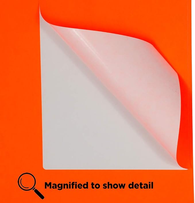 JAM PAPER Shipping Address Labels - 4 x 5 - Quarter Page/Extra Large - Neon Deep Red/Orange - 120/Pack | Address Labels - TrueDesk